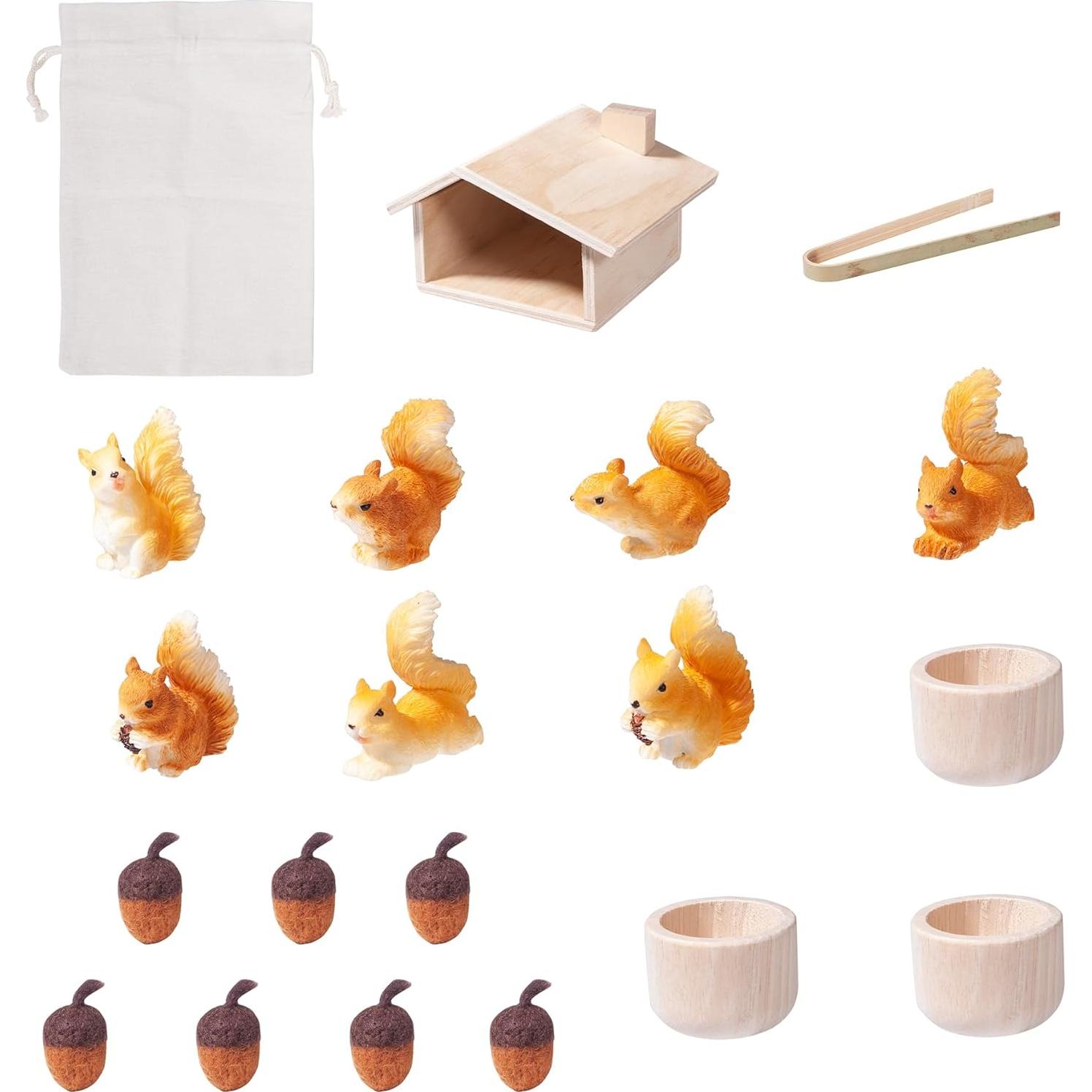 Caja Sensorial Montessori de Madera para Niños 36 meses+