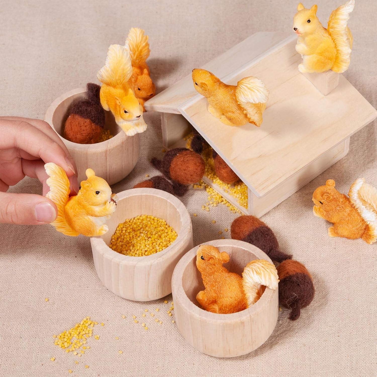 Caja Sensorial Montessori de Madera para Niños 36 meses+