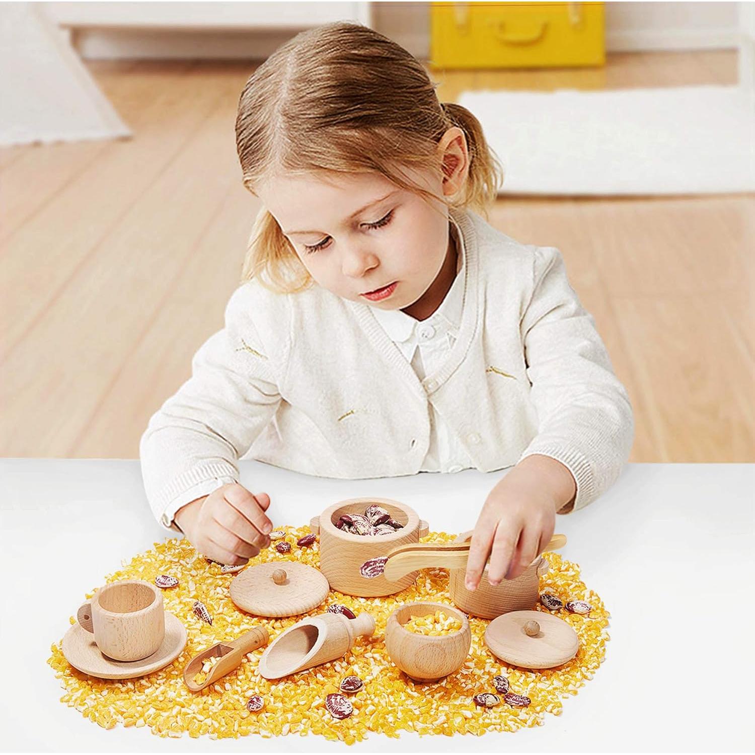 Caja Sensorial Montessori para Niños - Juguetes de Madera Educativos