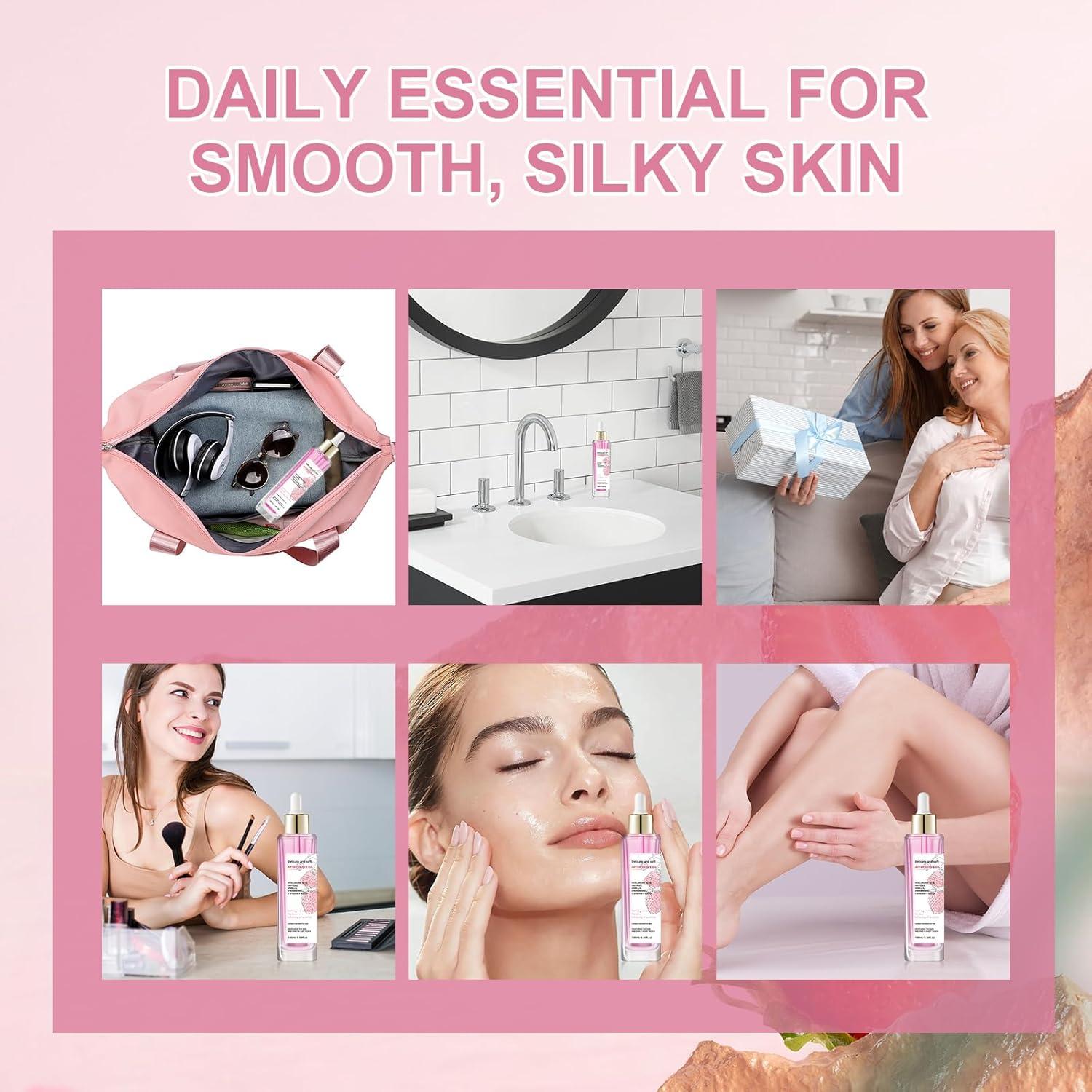 Aceite After Shave Racgrul 100ml - Hidratante Intimo Fresa Vainilla