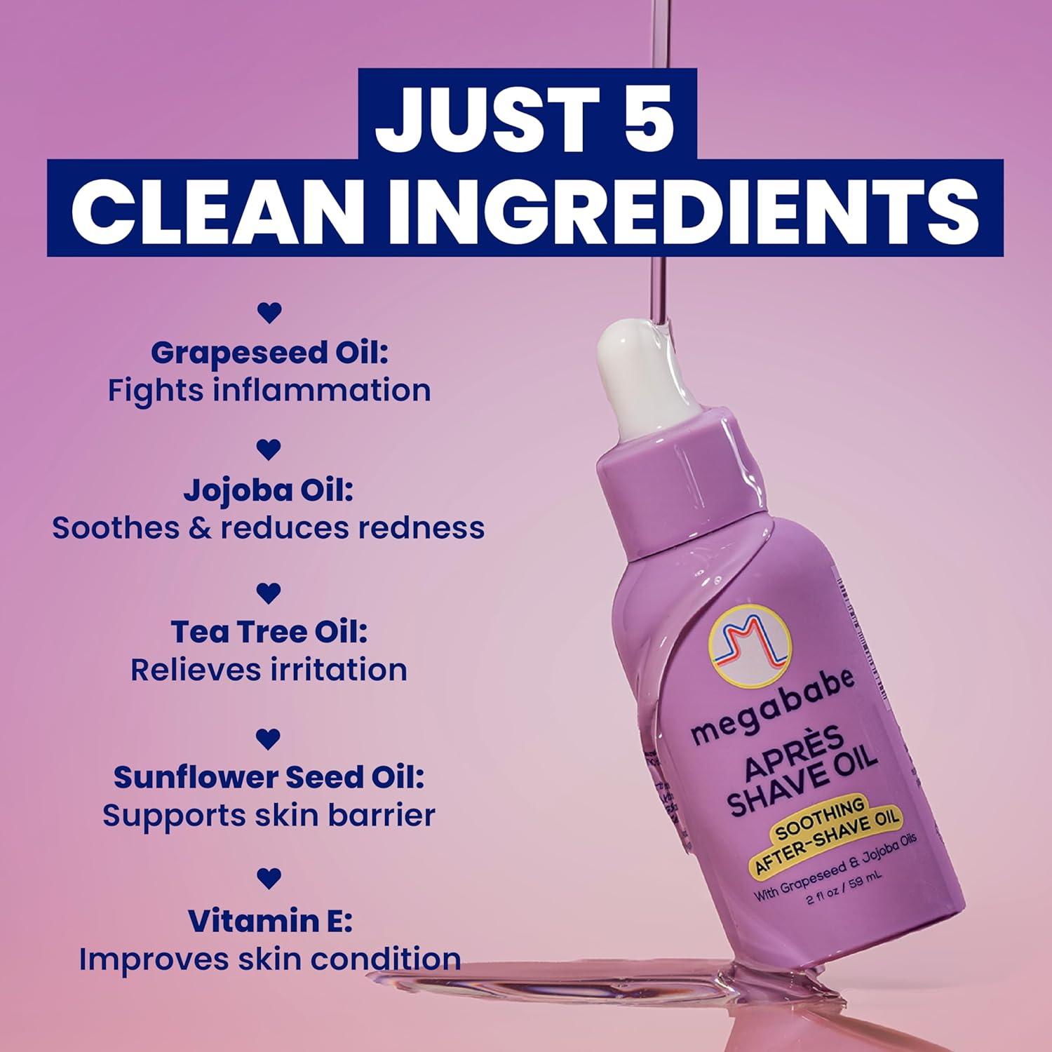 Aceite Calmante Después de Afeitar Megababe 59 ml