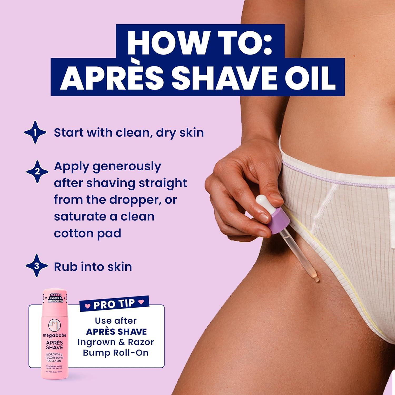 Aceite Calmante Después de Afeitar Megababe 59 ml