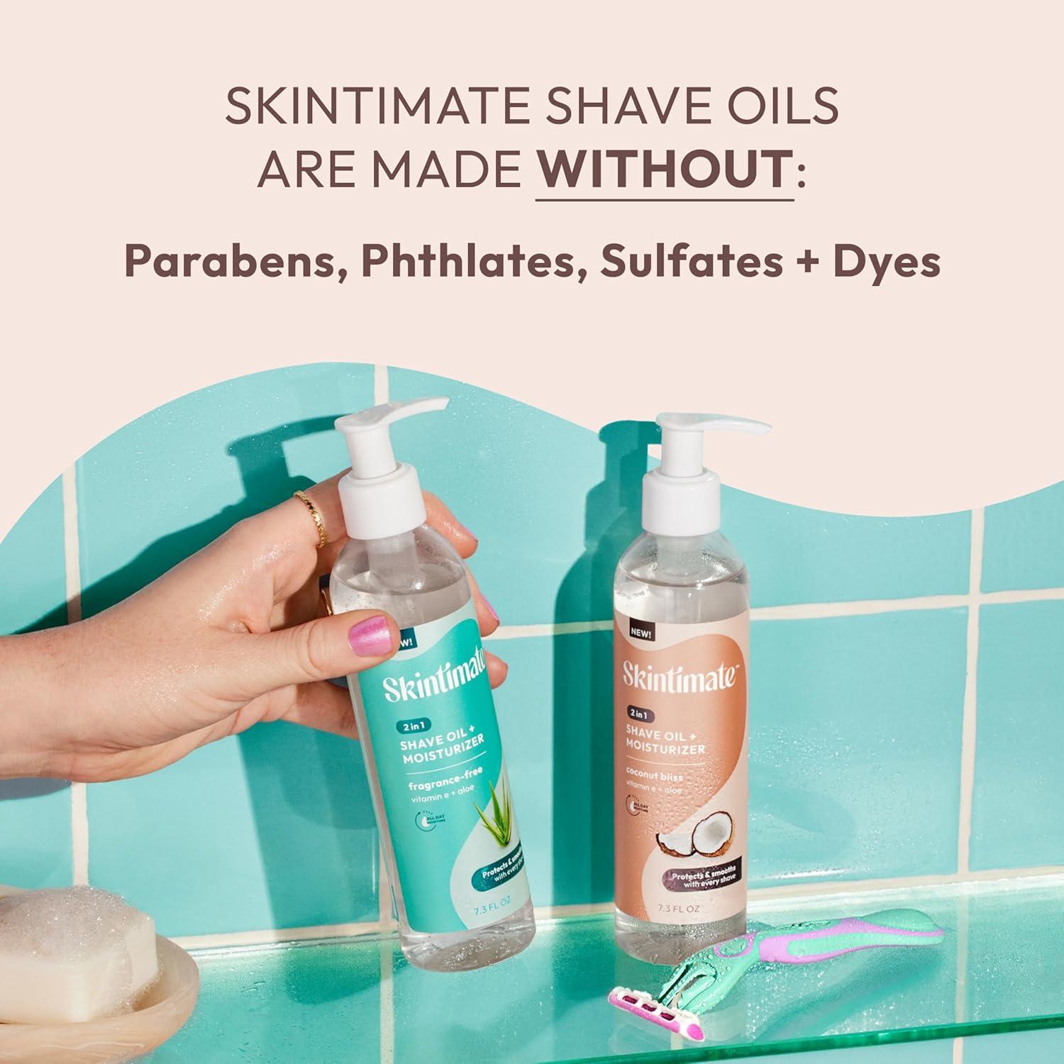 Aceite de Afeitar y Hidratante Skintimate 2-en-1 Coco 207g