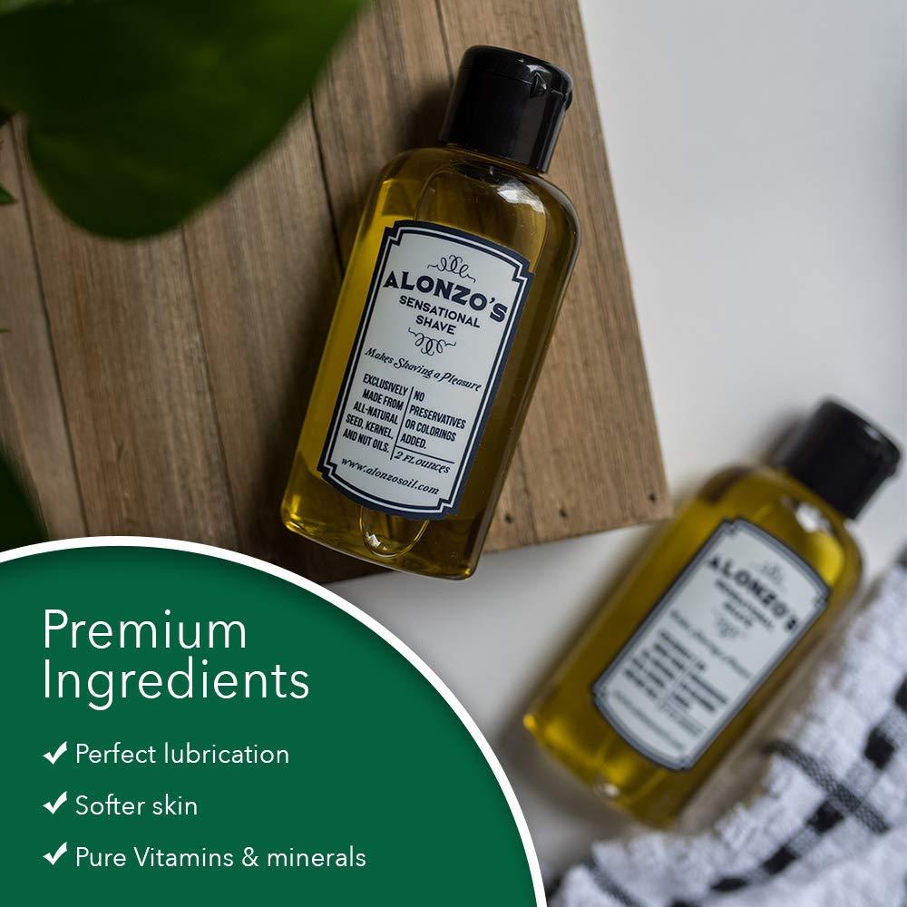 Aceite de Afeitar Natural Alonzo 59.15 ml - Hidrata y Calma