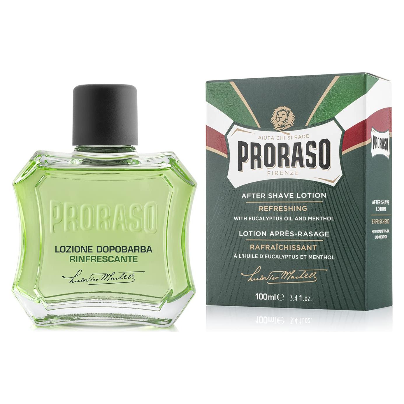 Loción After Shave Proraso 100 ml - Refrescante y Tonificante