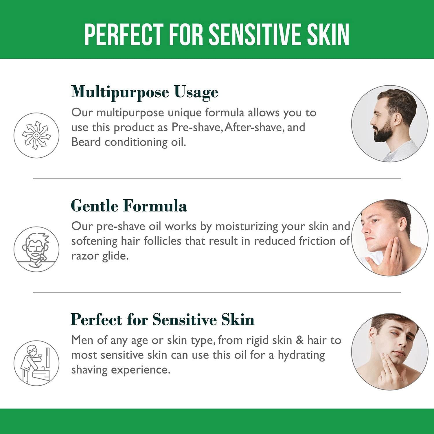 Aceite Pre Afeitado Los Chicos de Henna 240 ml Limón Eucalipto