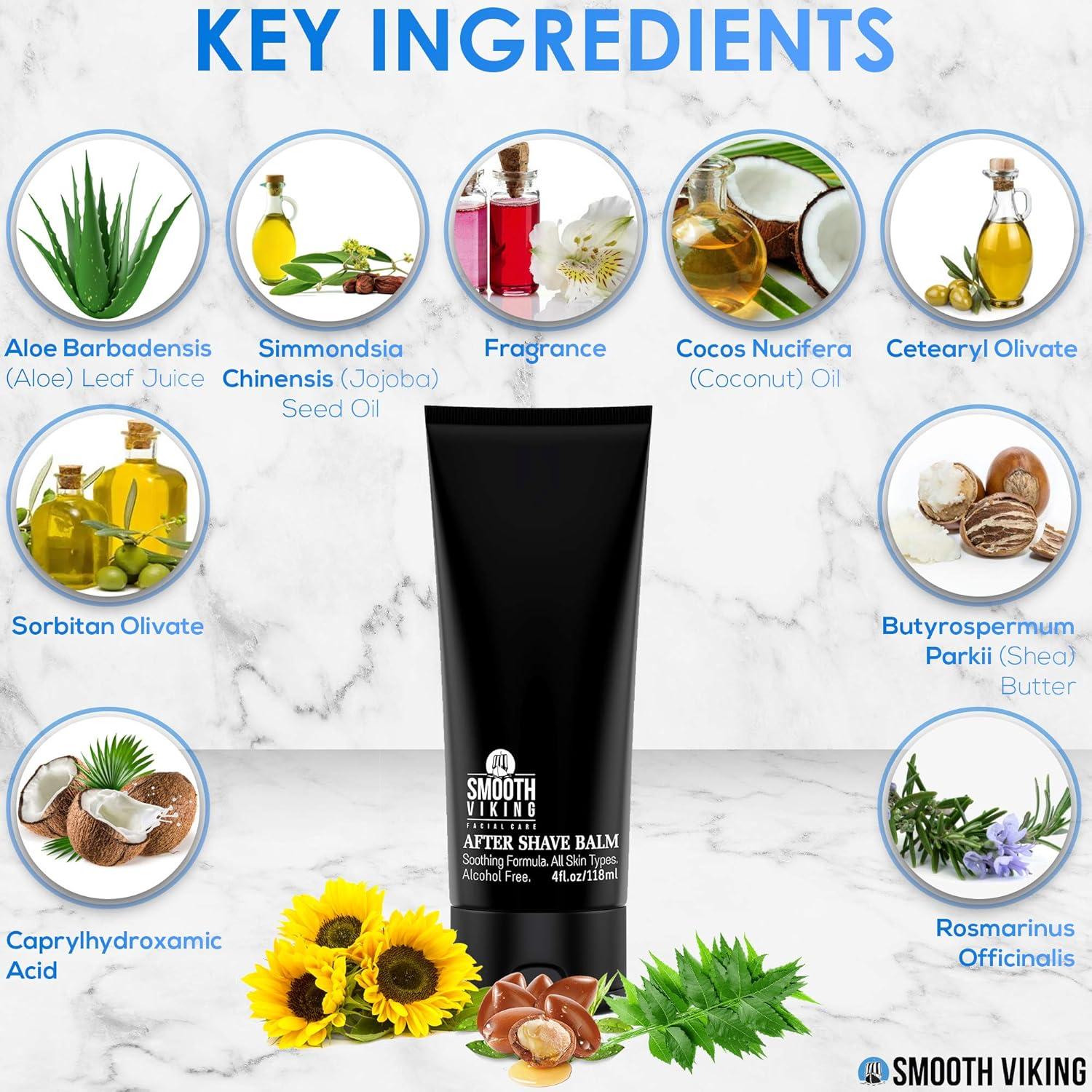 Bálsamo After Shave Sin Alcohol Smooth Viking 113 g - Piel Sensible