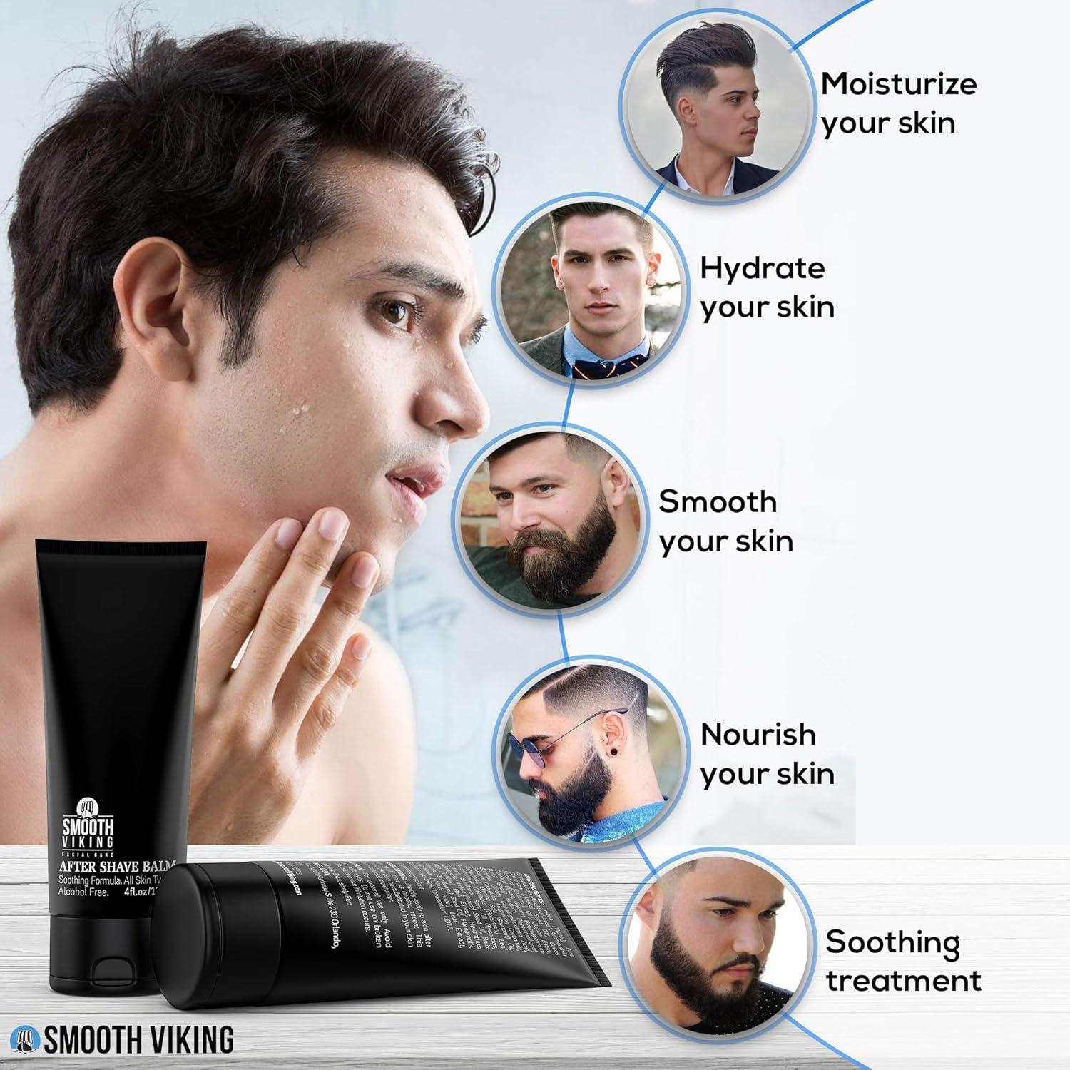 Bálsamo After Shave Sin Alcohol Smooth Viking 113 g - Piel Sensible