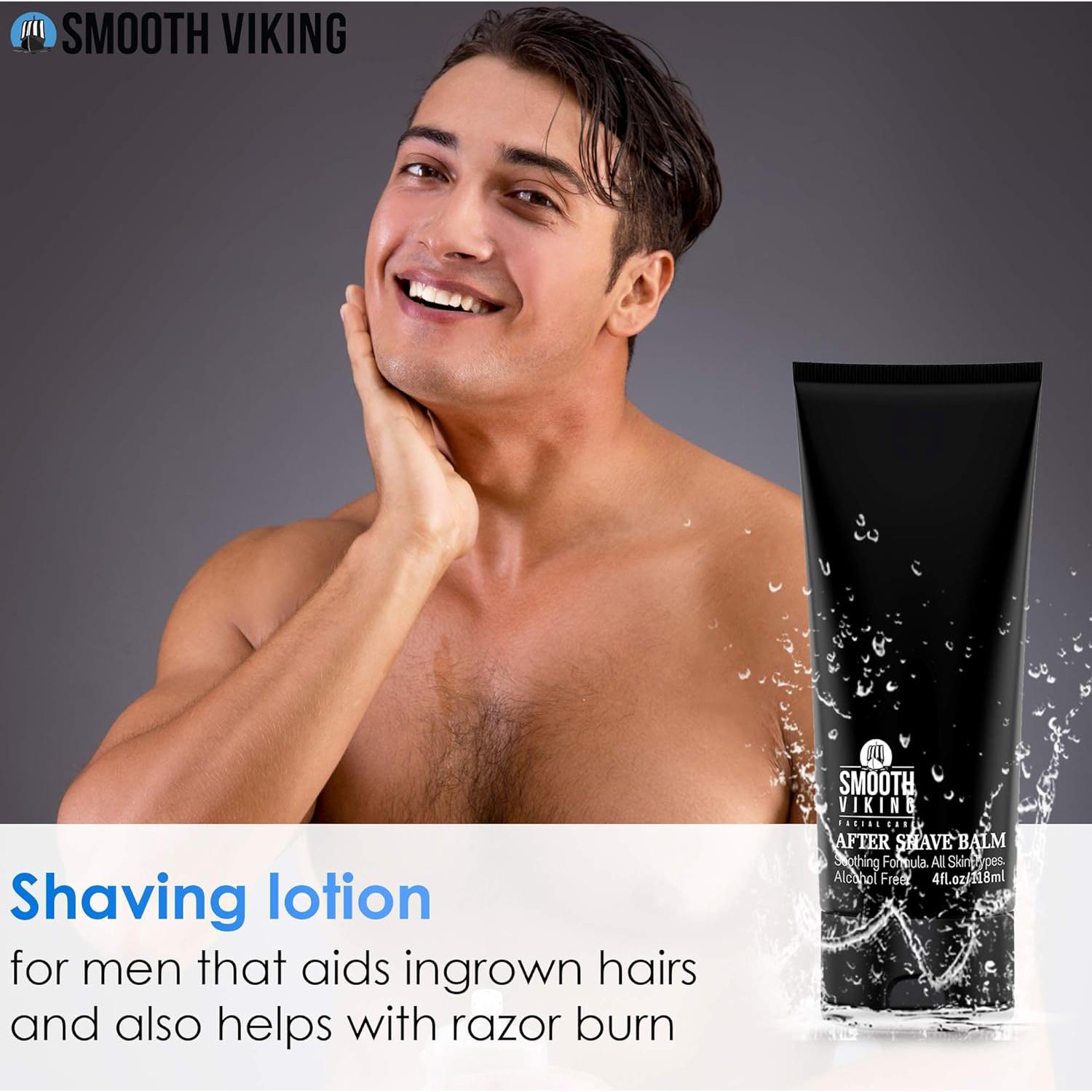 Bálsamo After Shave Sin Alcohol Smooth Viking 113 g - Piel Sensible