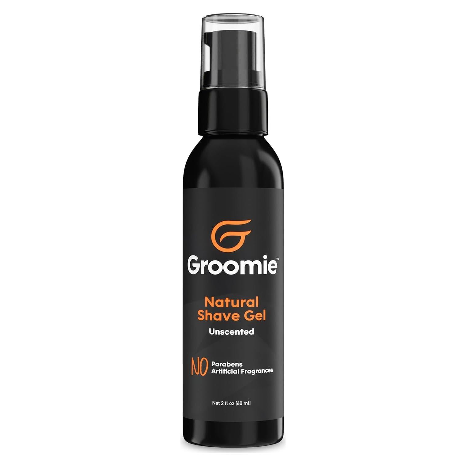 Gel de Afeitar Natural Groomie 60ml - Suave para Piel Sensible
