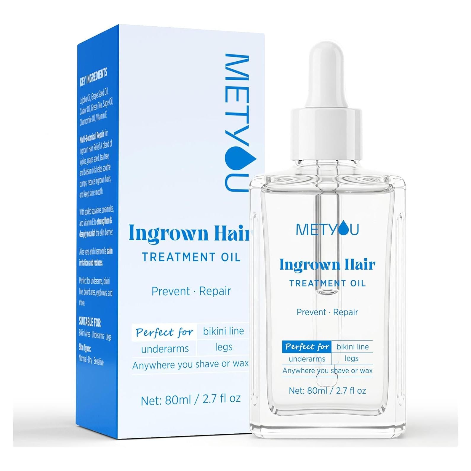 Aceite Tratamiento Vello Encarnado Metyou 80ml - Piel Suave