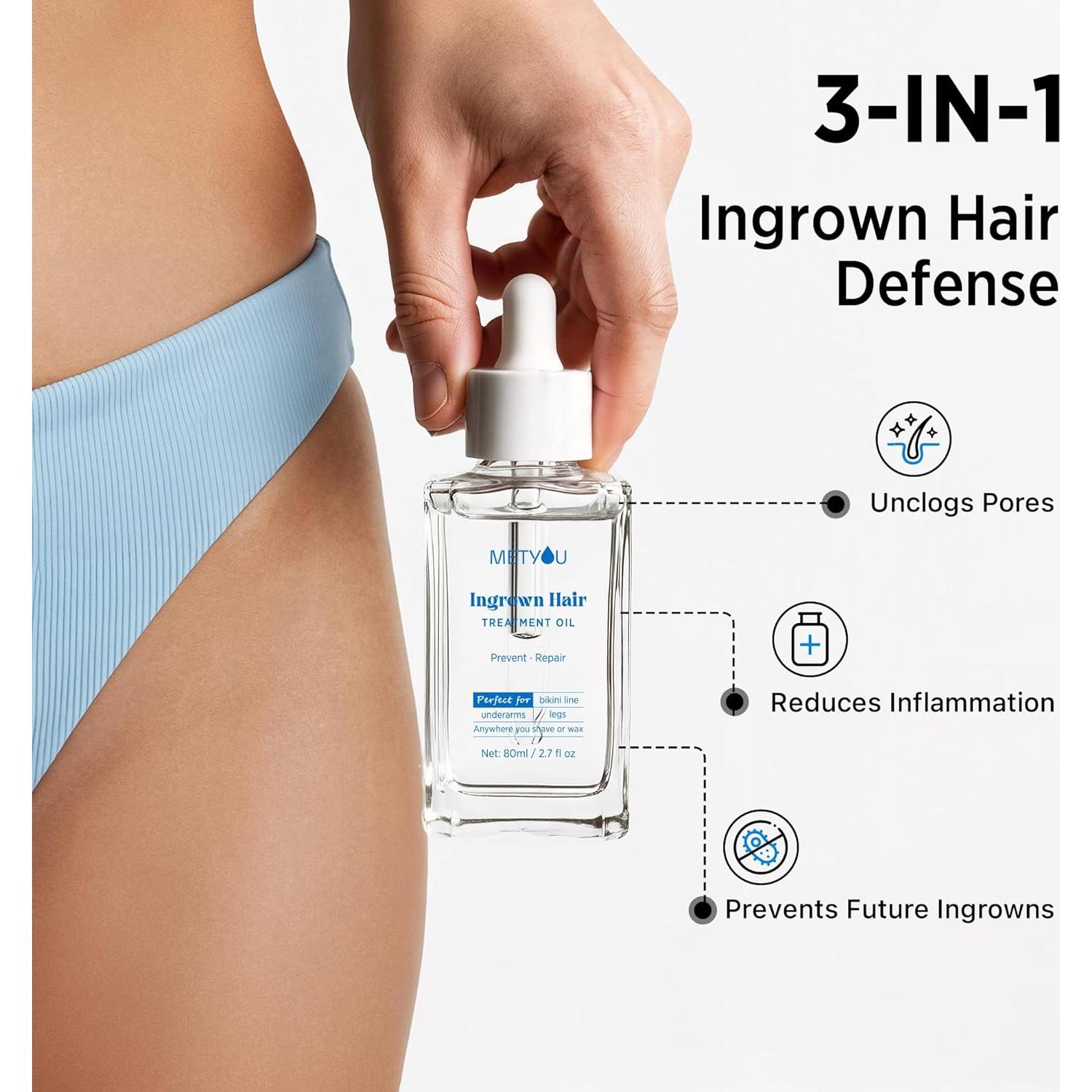 Aceite Tratamiento Vello Encarnado Metyou 80ml - Piel Suave