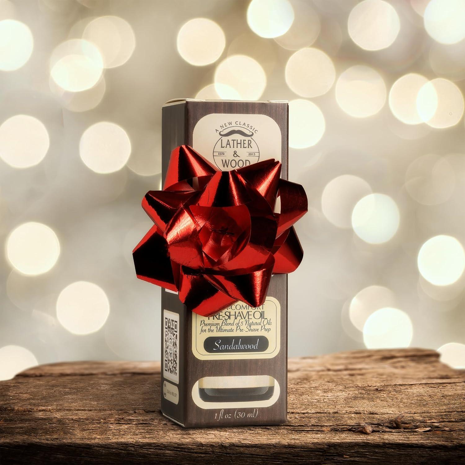 Aceite Pre Afeitado Lather & Wood Sándalo 28.35 ml Natural