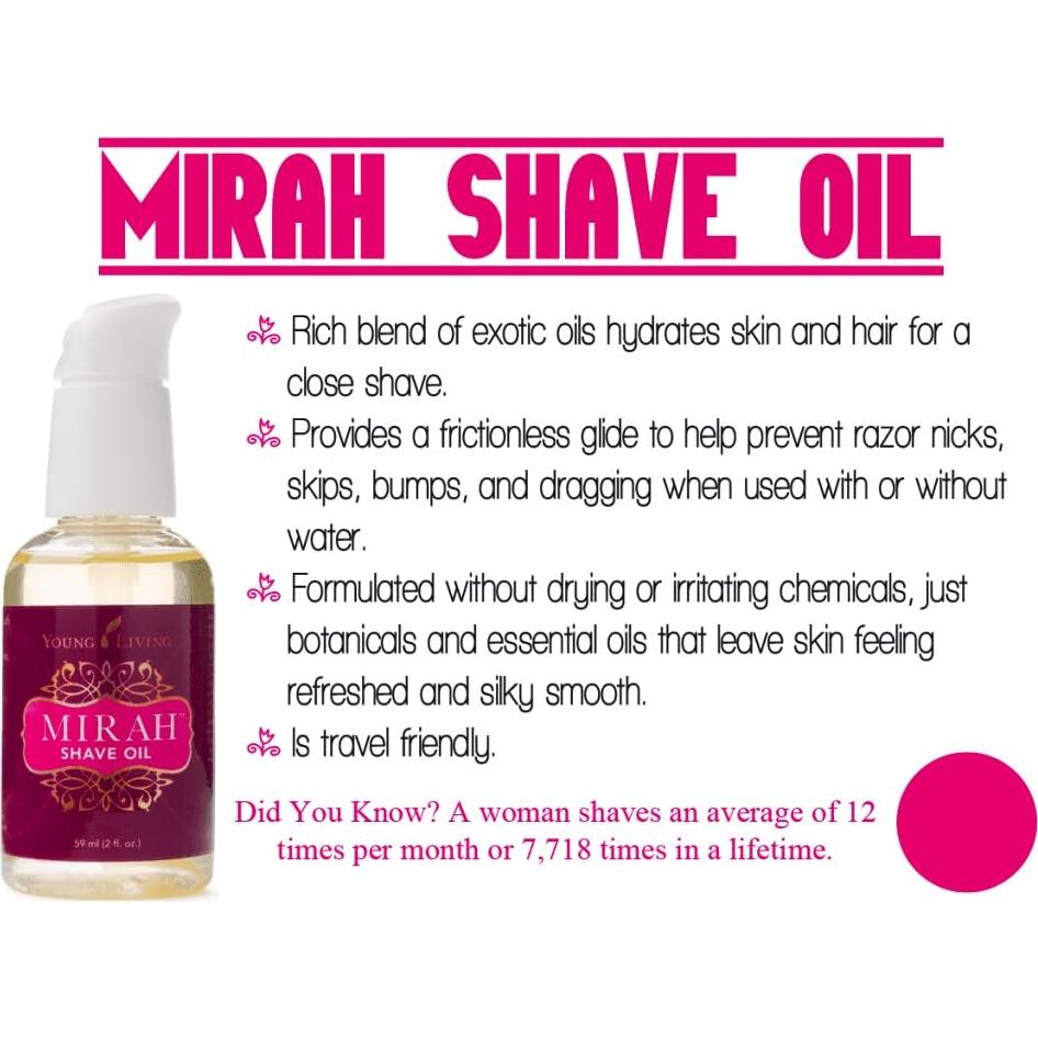 Aceite de Afeitado Young Living Mirah 59 ml - Suave y Calmante