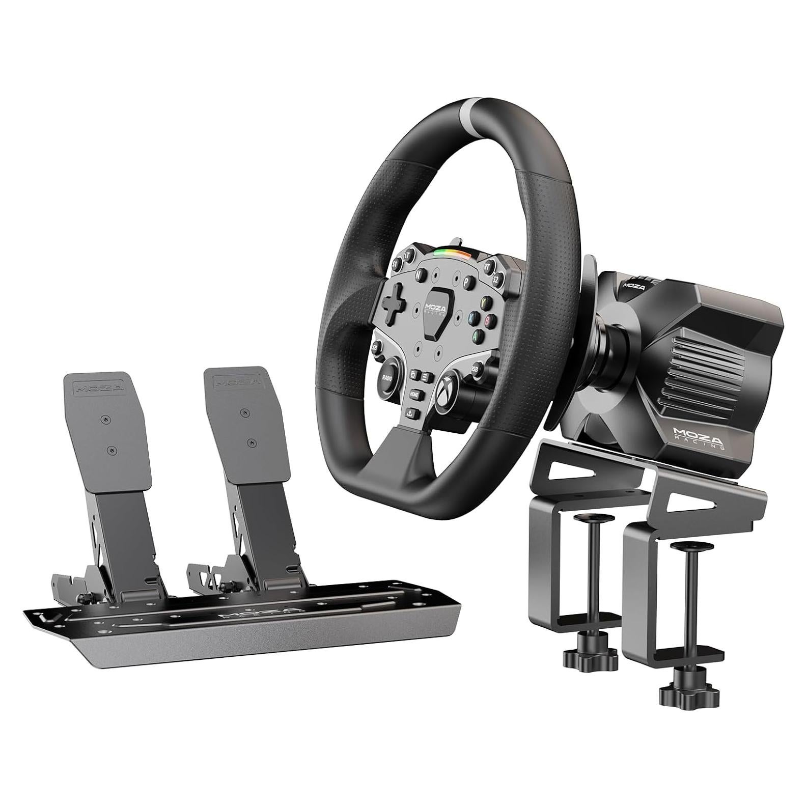 Volante de Carreras MOZA R3 con Pedales para Xbox y PC