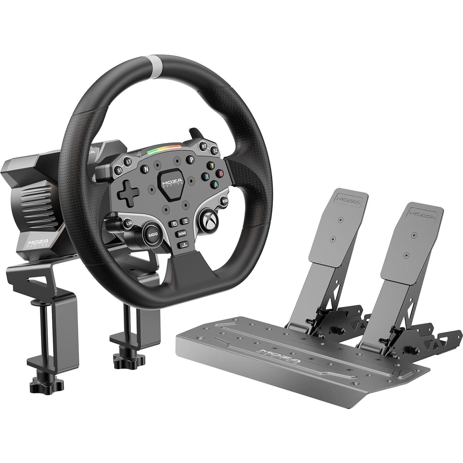 Volante de Carreras MOZA R3 con Pedales para Xbox y PC
