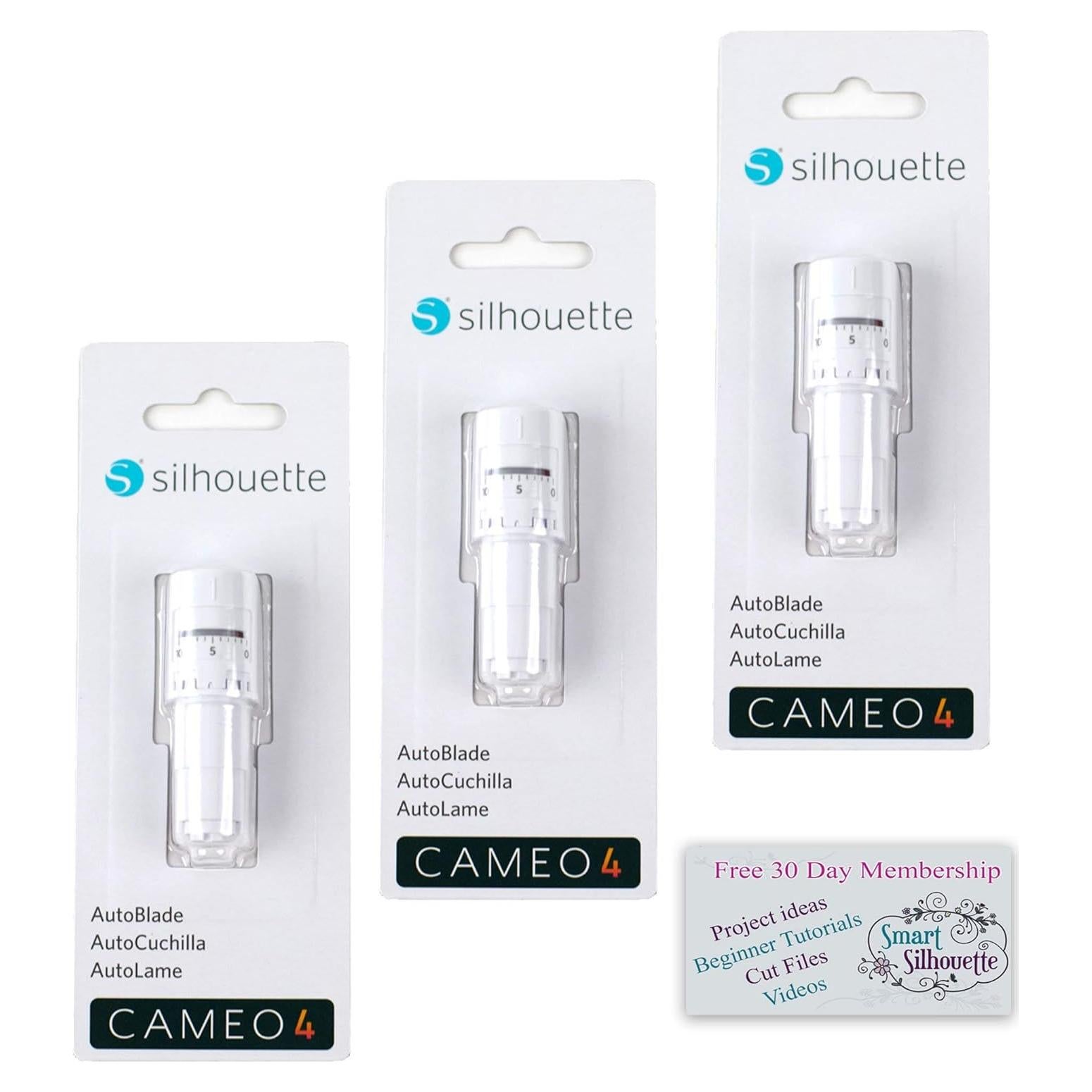 Paquete de 3 Cuchillas AutoBlade Silhouette para Cameo 4 y 5