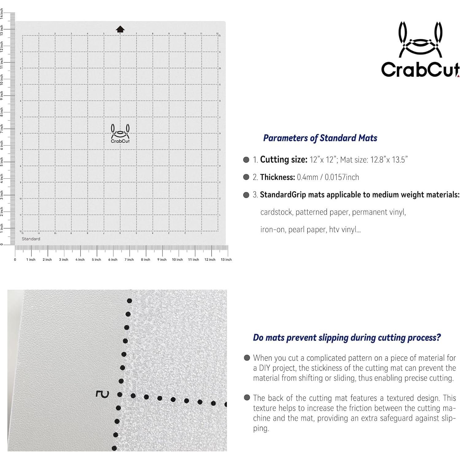 Alfombrillas de Corte Crabcut 30.48x30.48 cm para Silhouette