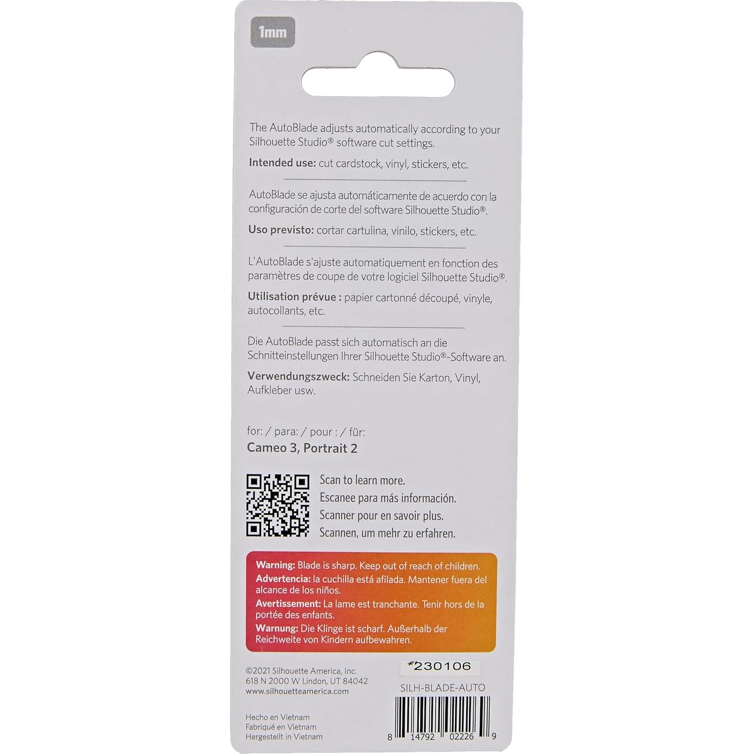 Cuchilla Automática Silhouette America SILH-Blade-AUTO 1 Unidad