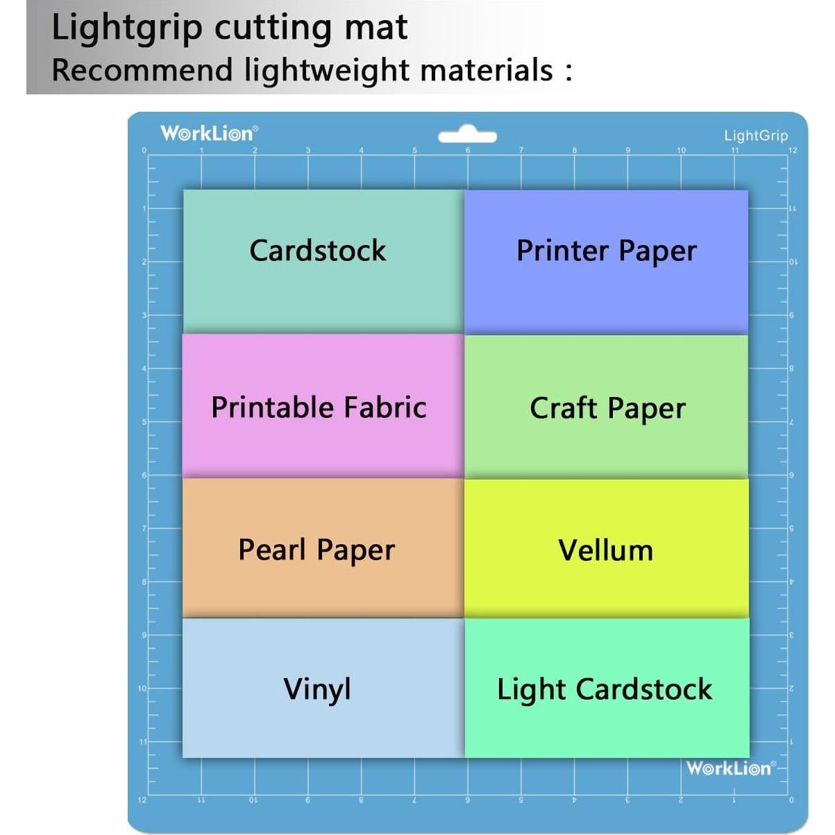 Alfombrilla de corte 30.48x30.48 cm WORKLION - 6 piezas