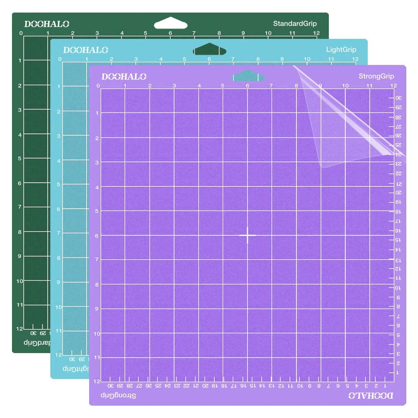 Alfombrillas de Corte DOOHALO 12x12" VarietyGrip 3 Piezas