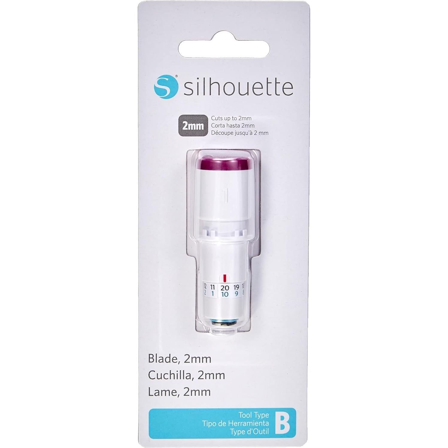 Cuchilla de Corte Profundo Silhouette America 2mm para Cameo 4 y Portrait 3