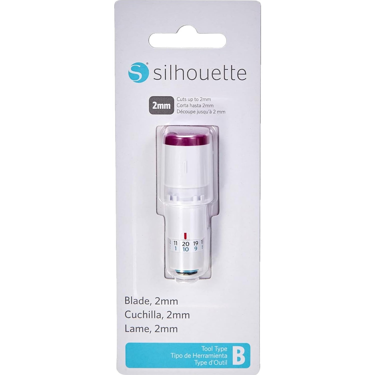 Cuchilla de Corte Profundo Silhouette America 2mm para Cameo 4 y Portrait 3