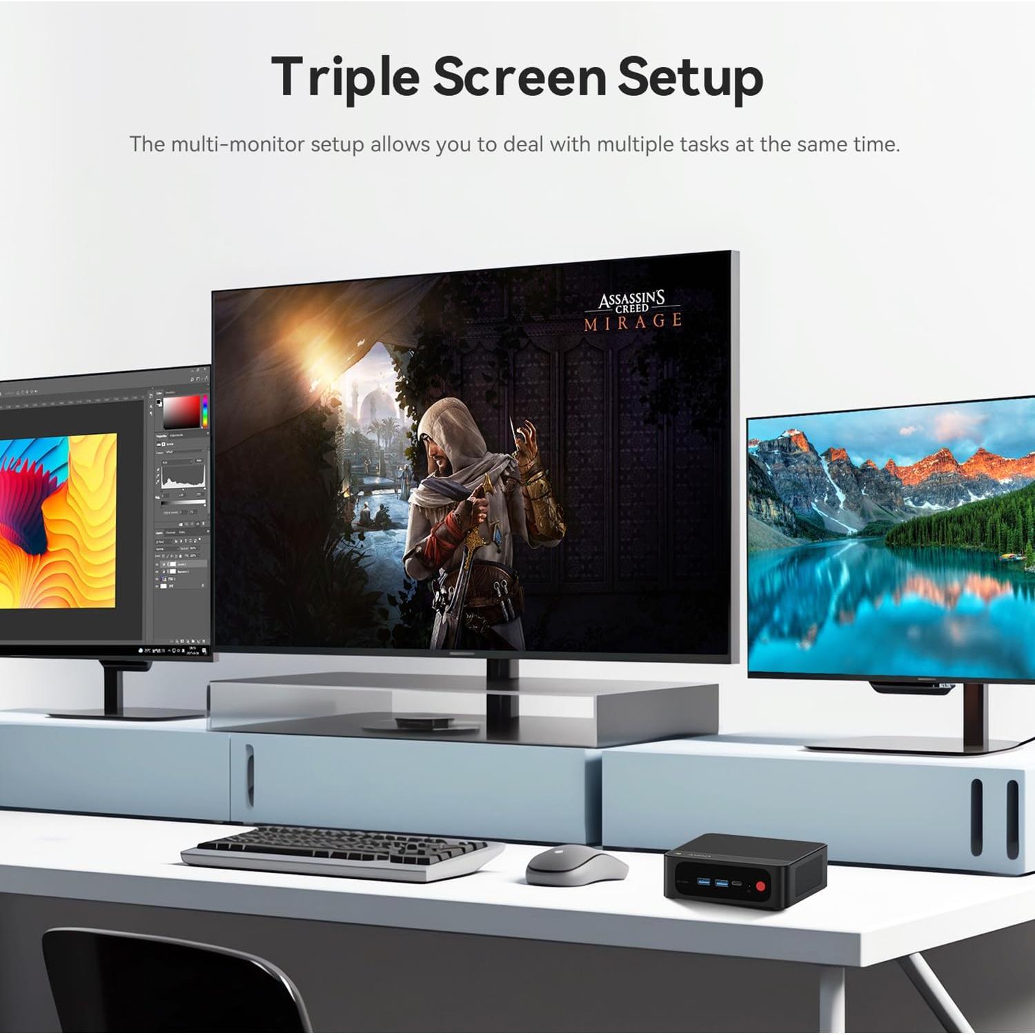 Mini PC Beelink SER5 MAX Ryzen 7 6800U 32GB RAM 500GB SSD