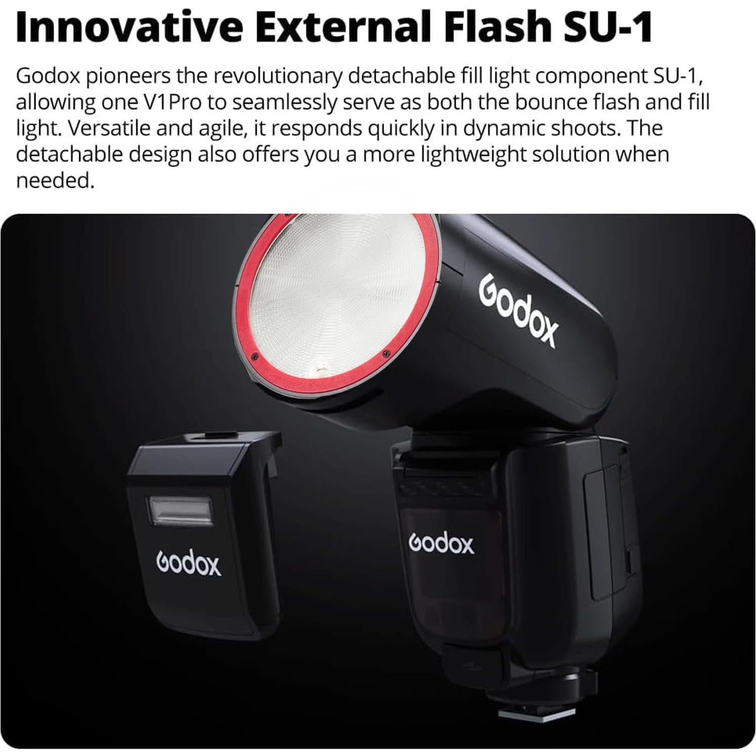Flash Godox V1Pro-SU para Cámaras Sony 76Ws TTL 2.4G