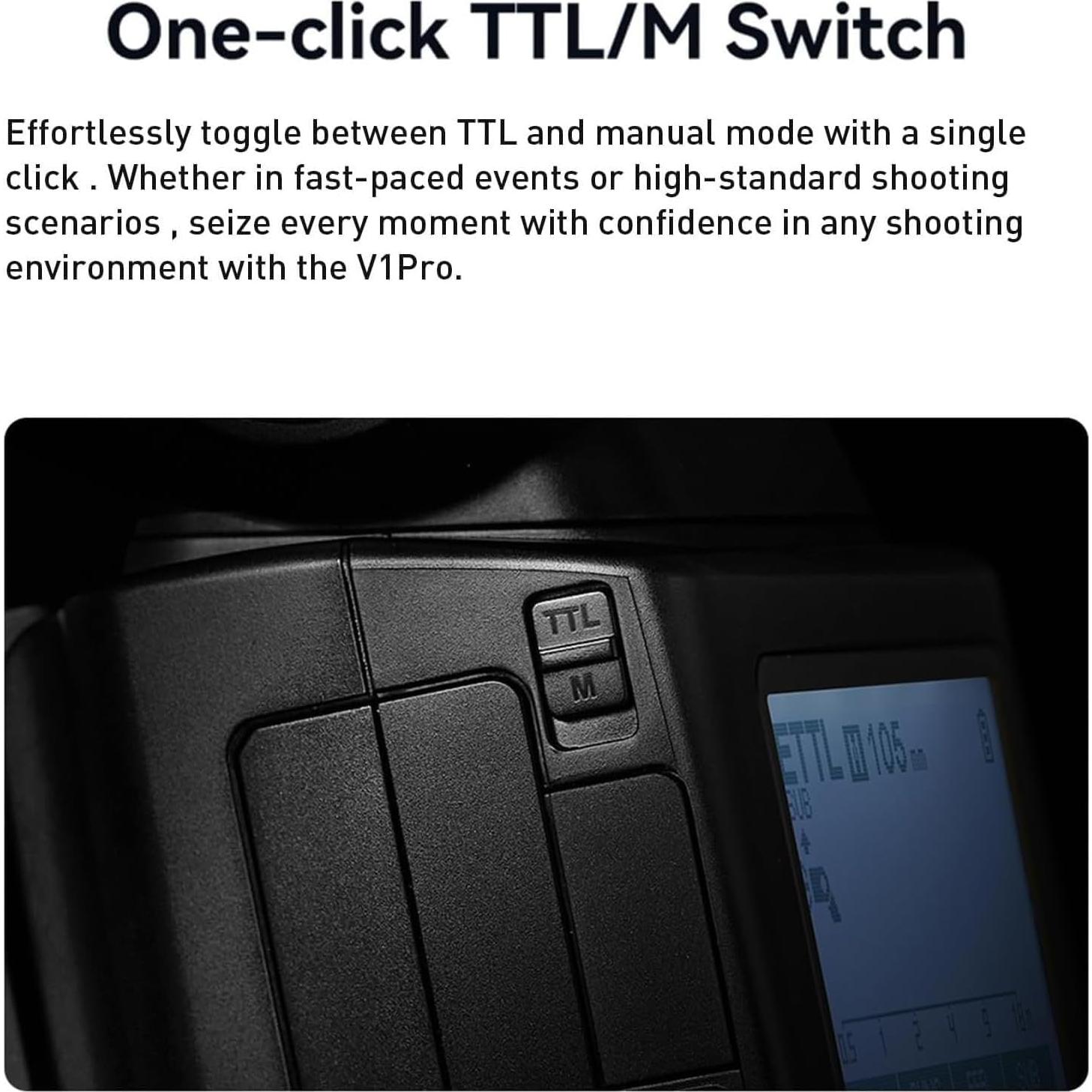 Flash Godox V1Pro-SU para Cámaras Sony 76Ws TTL 2.4G