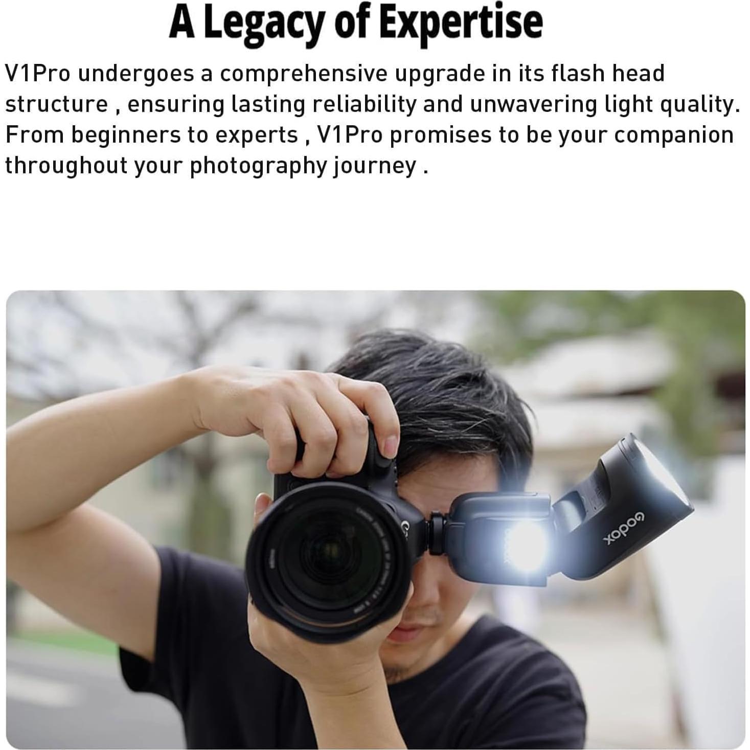 Flash Godox V1Pro-SU para Cámaras Sony 76Ws TTL 2.4G