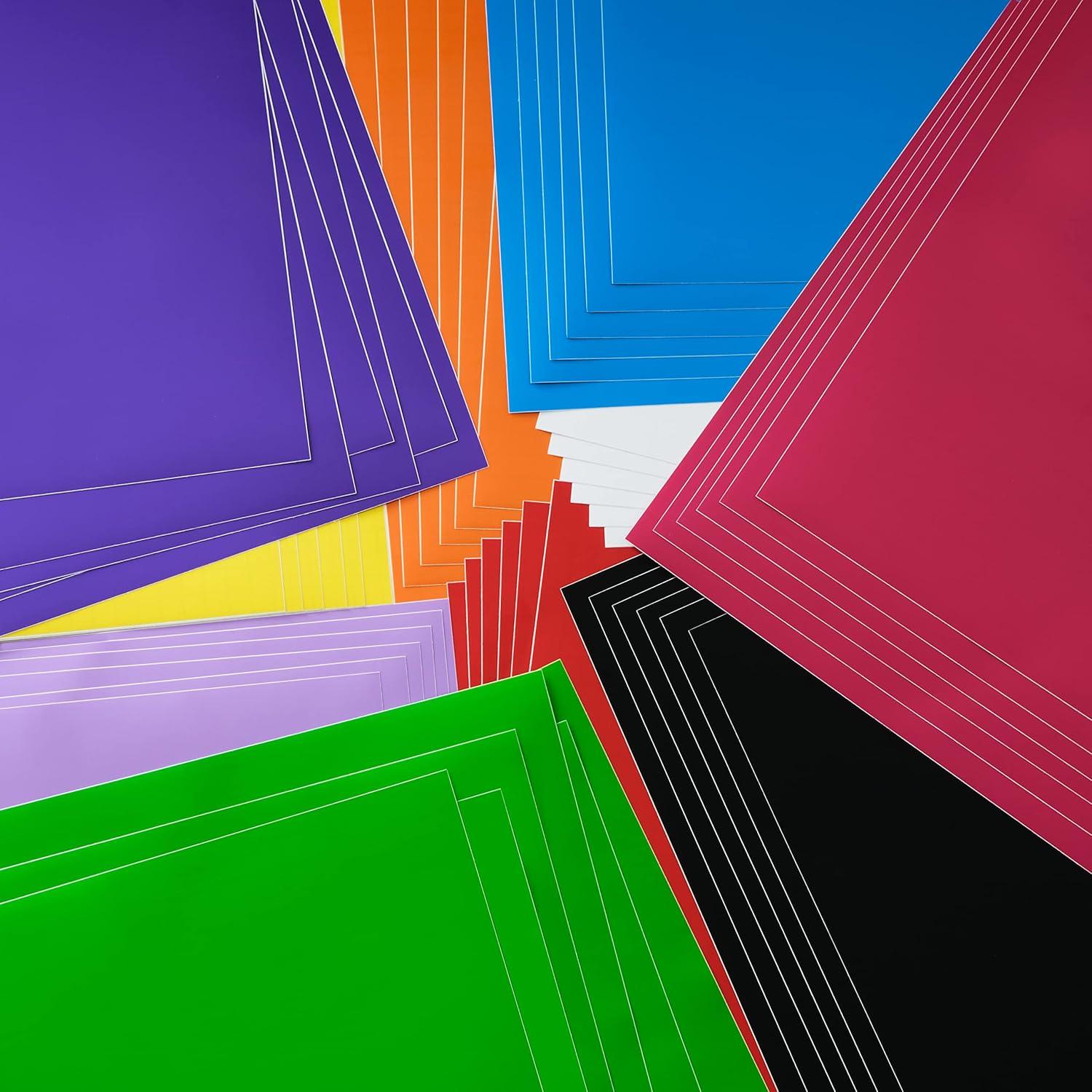 Hojas de Vinilo Permanente Kassa 60 Piezas 30.48x30.48 cm