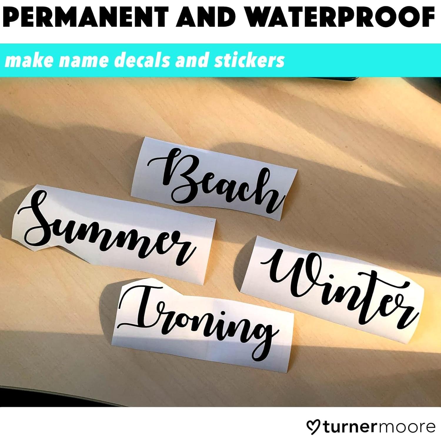 Rollo de Vinilo Adhesivo Negro Mate 30.48 cm x 4.57 m Turner Moore