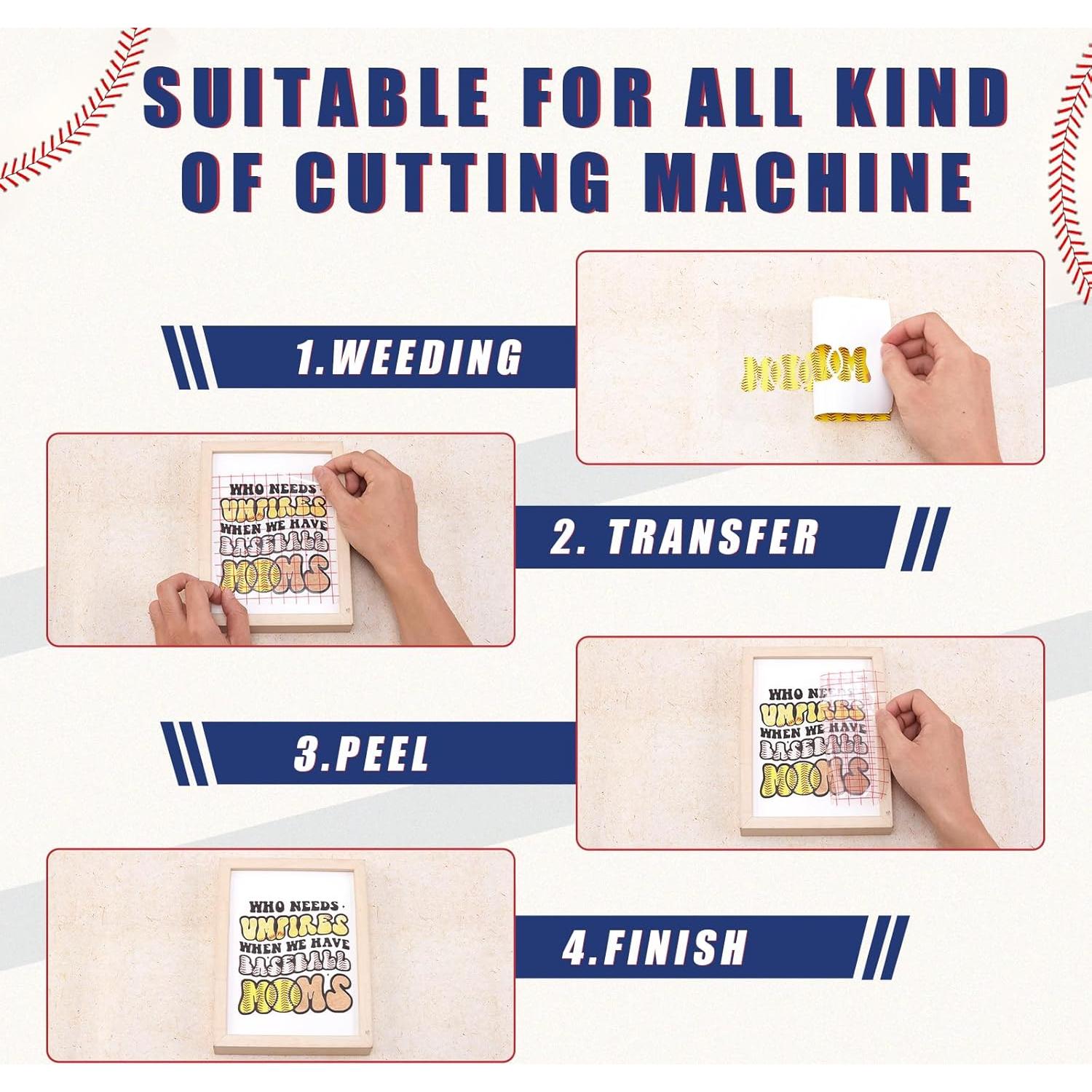 Vinilo Permanente Tintnut para Manualidades - 8 Hojas 30.48x25.4cm Amarillo