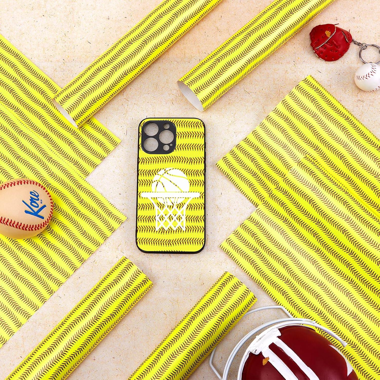 Vinilo Permanente Tintnut para Manualidades - 8 Hojas 30.48x25.4cm Amarillo