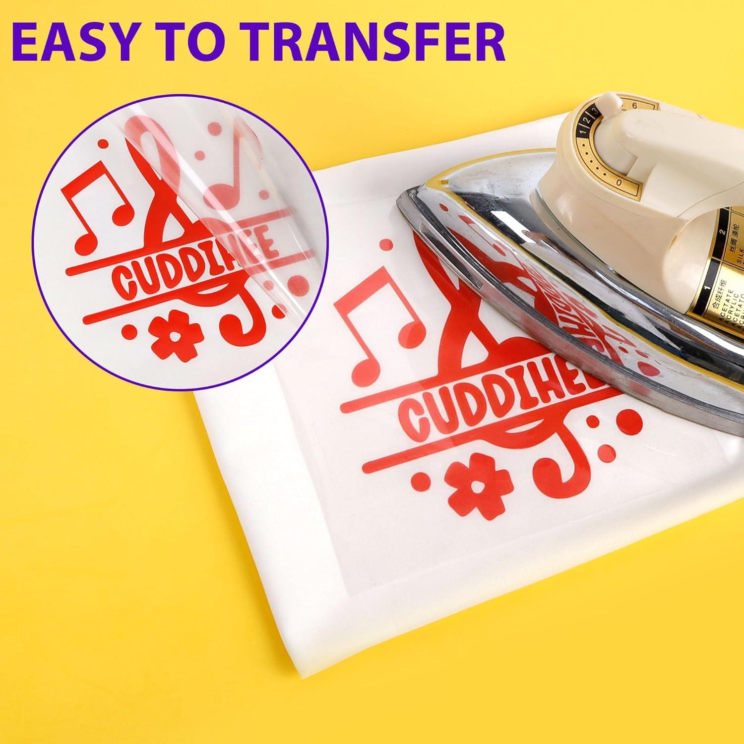 Vinilo de Transferencia de Calor HTVVETUR Rojo 10.67m x 0.30m