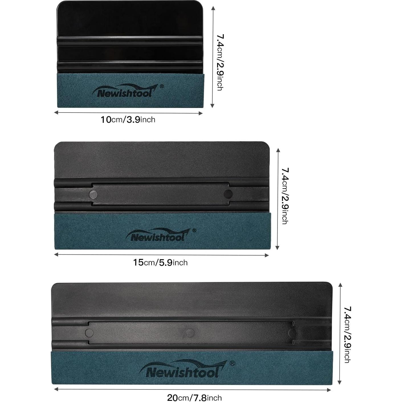 Kit de 3 Espátulas para Envoltura de Vinilo NEWISHTOOL