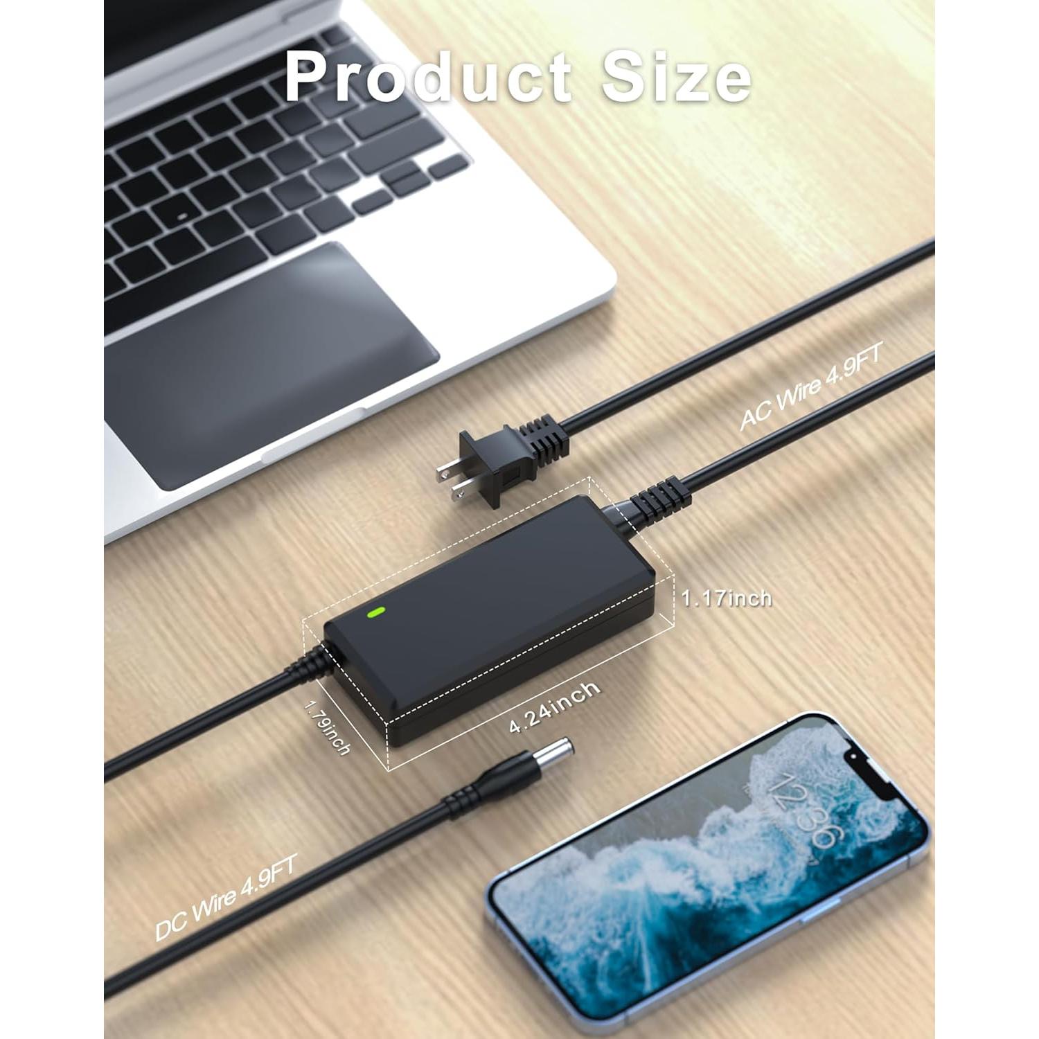 Cable de Alimentación 24V FGIEU para Silhouette Cameo 1-5