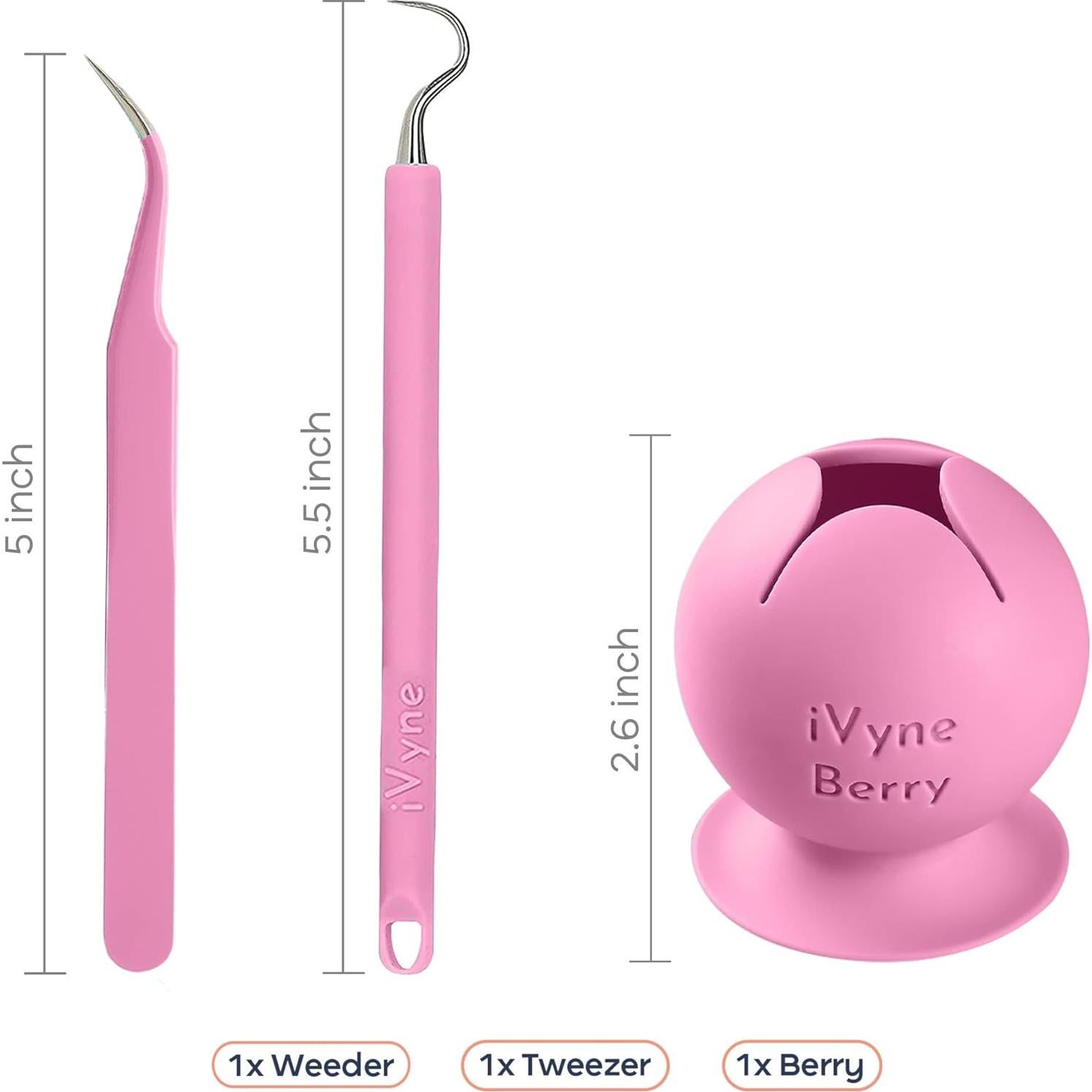 iVyne Berry Rosa + Herramientas de Desmalezado Vinilo