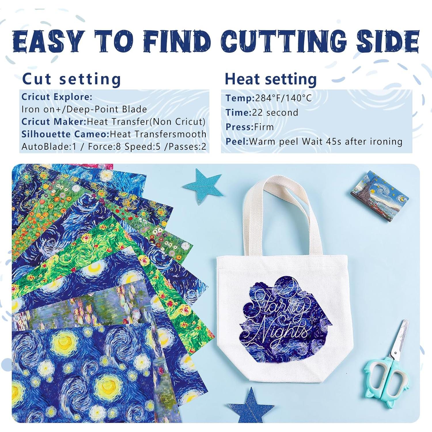 Vinilo de Transferencia de Calor Tintnut - 9 Hojas 30.48x25.4cm