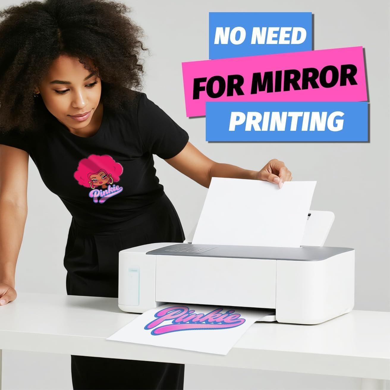 Papel de Transferencia de Calor Lovein Dark Plus 20 Hojas 21.6x27.9 cm