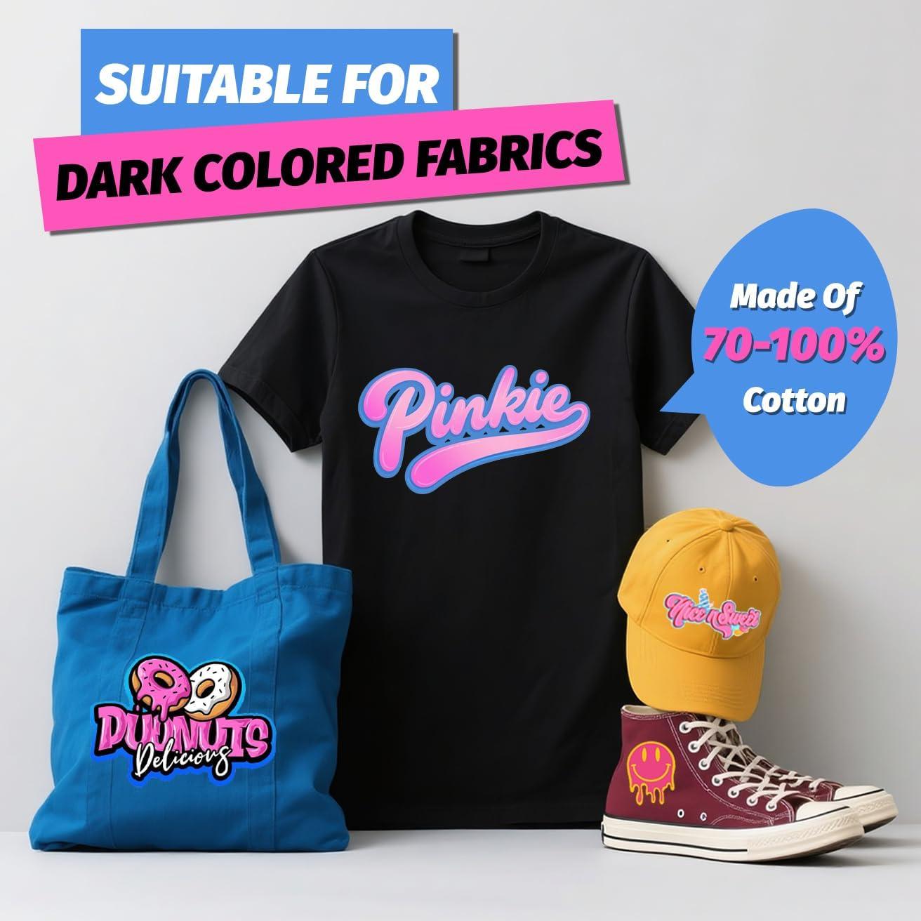 Papel de Transferencia de Calor Lovein Dark Plus 20 Hojas 21.6x27.9 cm