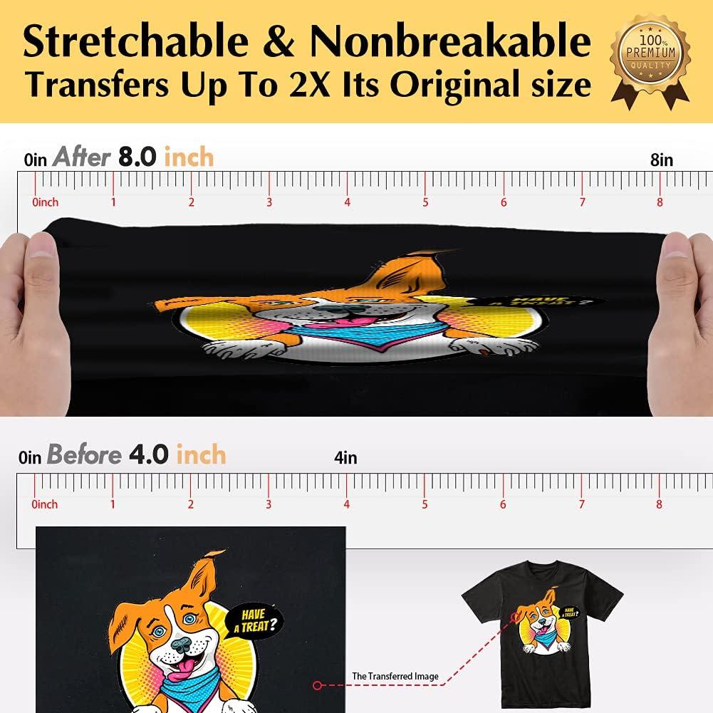 Papel de Transferencia de Calor Oscuro TransOurDream 15 Hojas A4