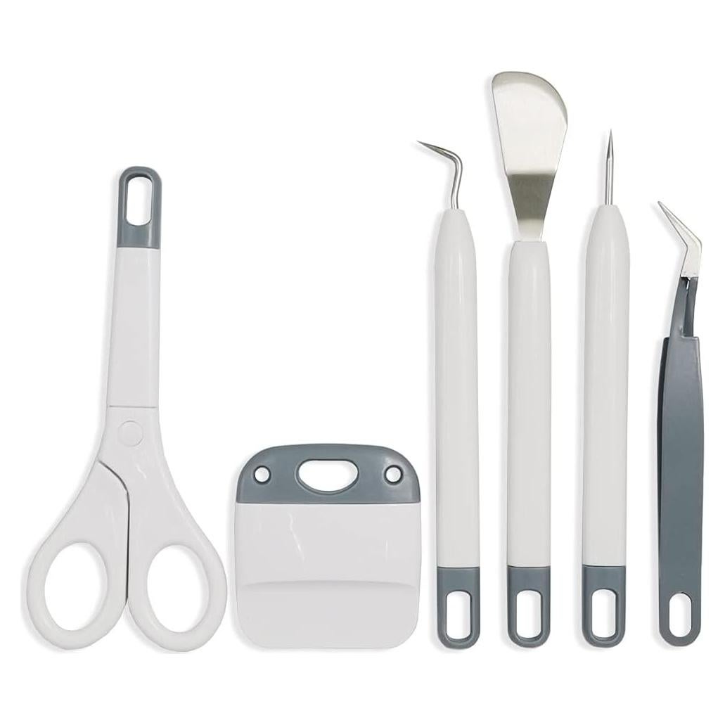 Juego de herramientas de deshierbe 6 piezas gris RELIABL