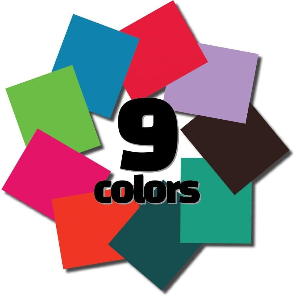 Vinilo de Transferencia Térmica 3D GIO-FLEX 9 Hojas 25.4x30.5cm