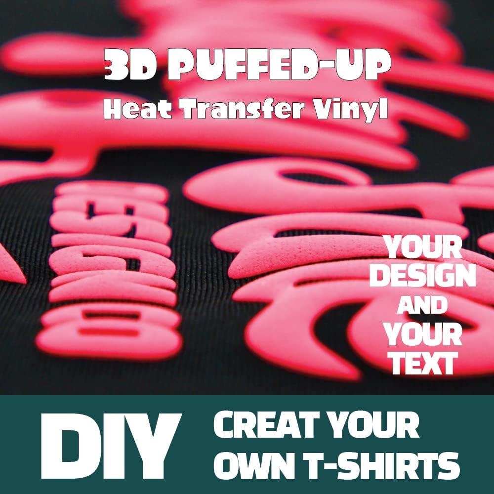 Vinilo de Transferencia Térmica 3D GIO-FLEX 9 Hojas 25.4x30.5cm