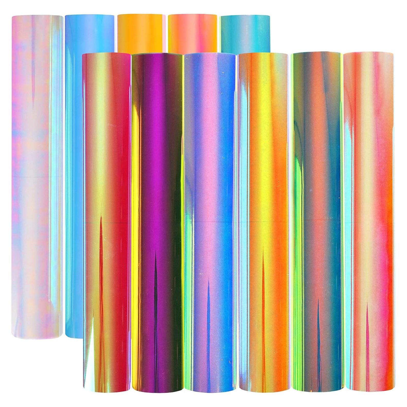 Vinilo de Transferencia Holográfico Opal Stardustworkx 11 Hojas 25x30 cm