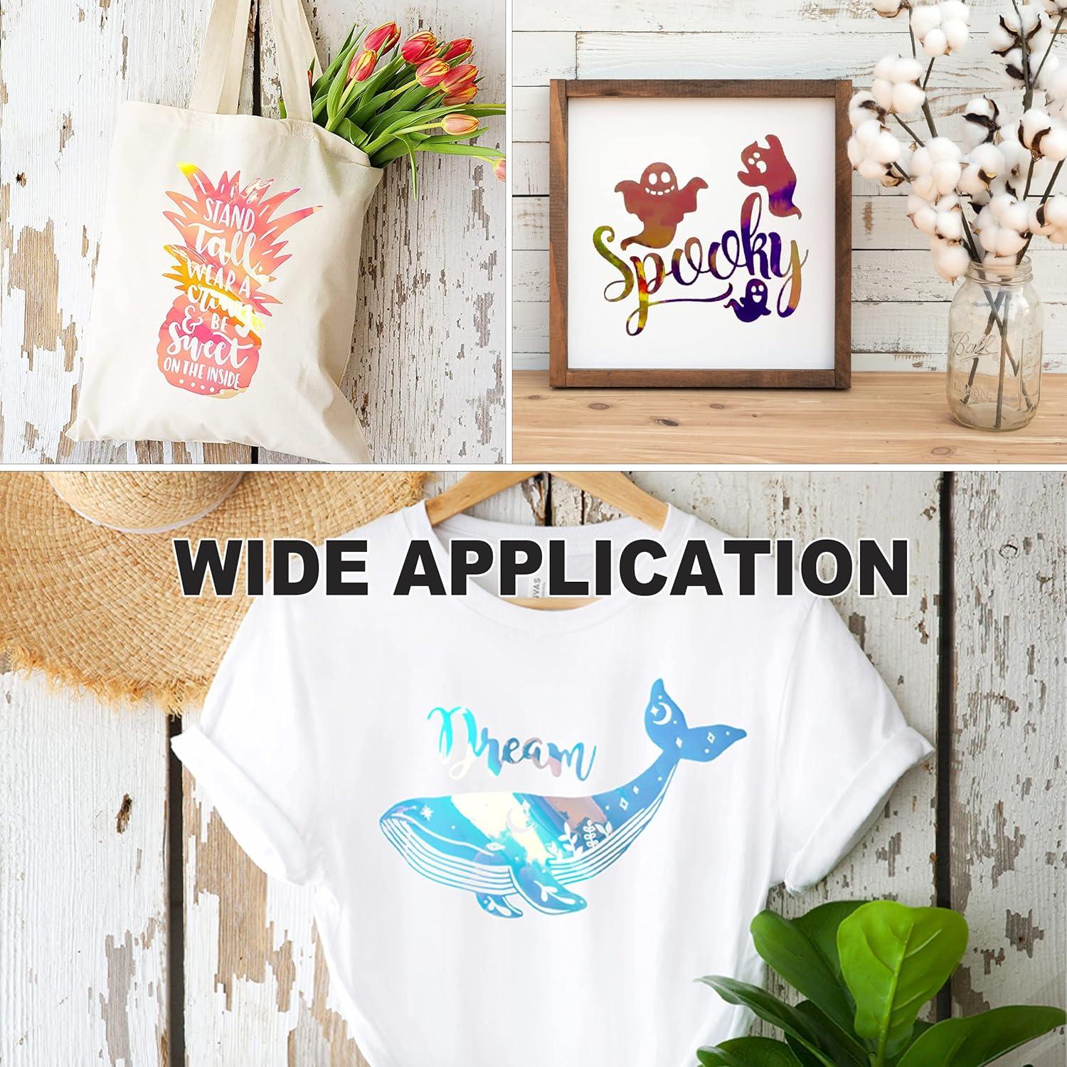 Vinilo de Transferencia Holográfico Opal Stardustworkx 11 Hojas 25x30 cm