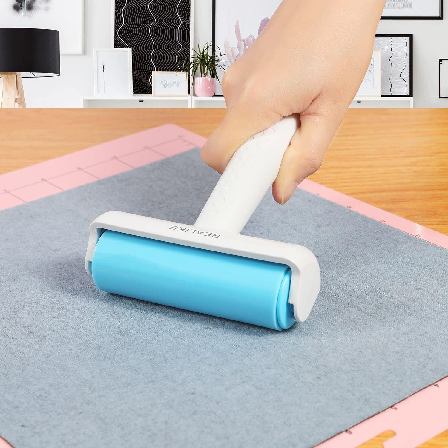 Juego de Rodillo Brayer y Pinzas REALIKE para Manualidades