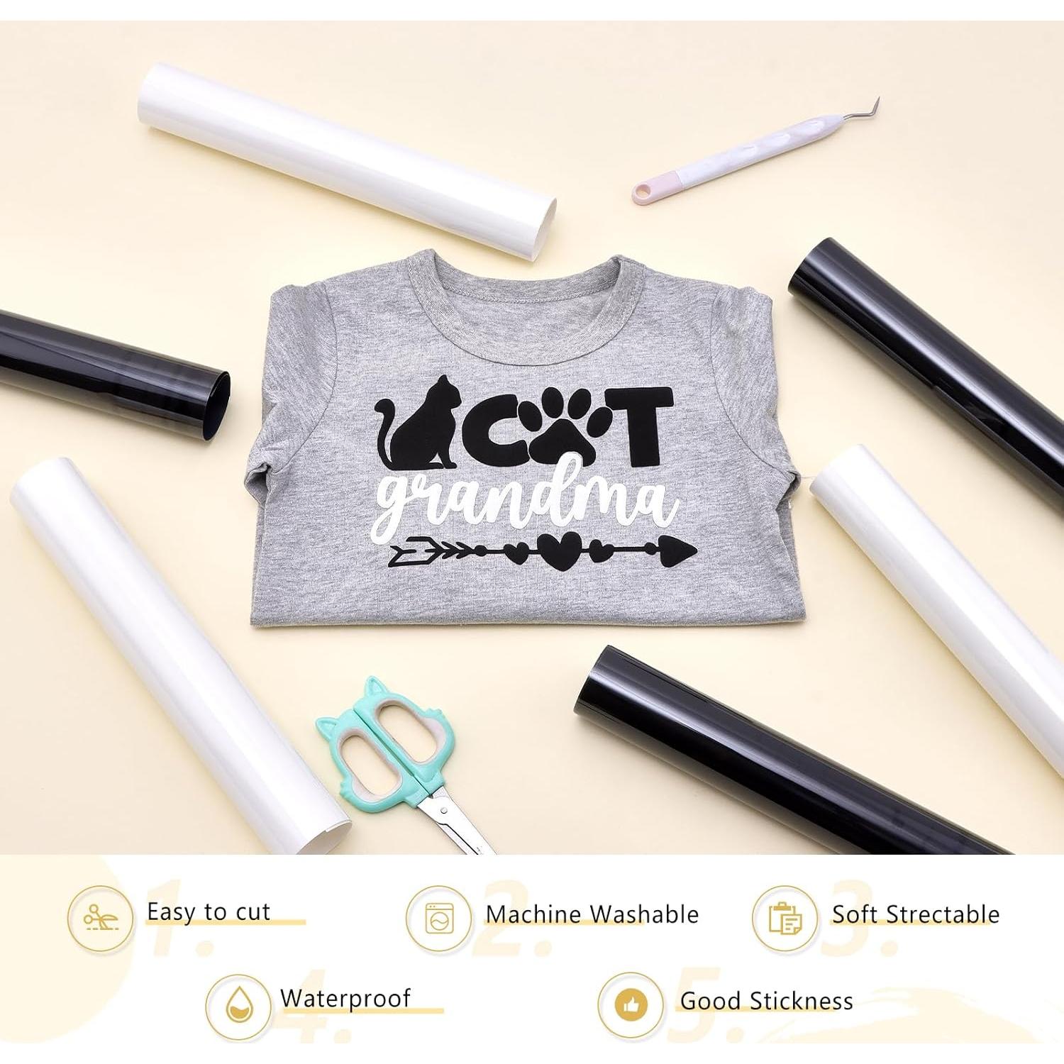 Vinilo de Transferencia de Calor Puff HTVSTD 6 Hojas 30.48x25.4cm